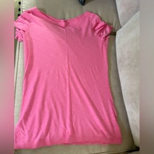 Lilly Pulitzer size L pink short sleeve shirt